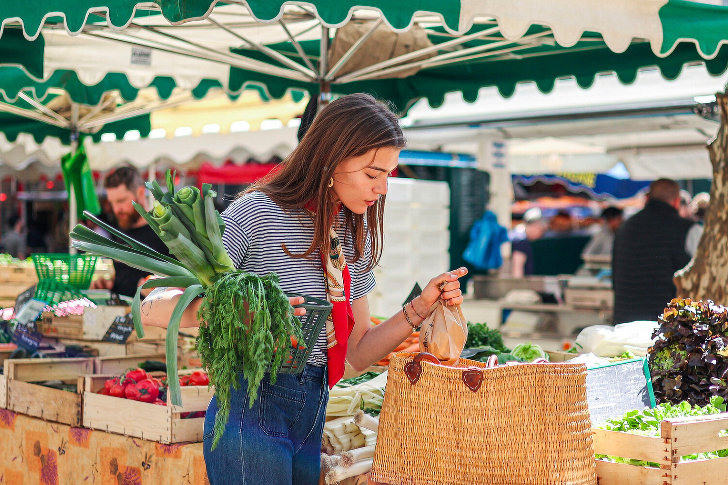 Marché à Crans